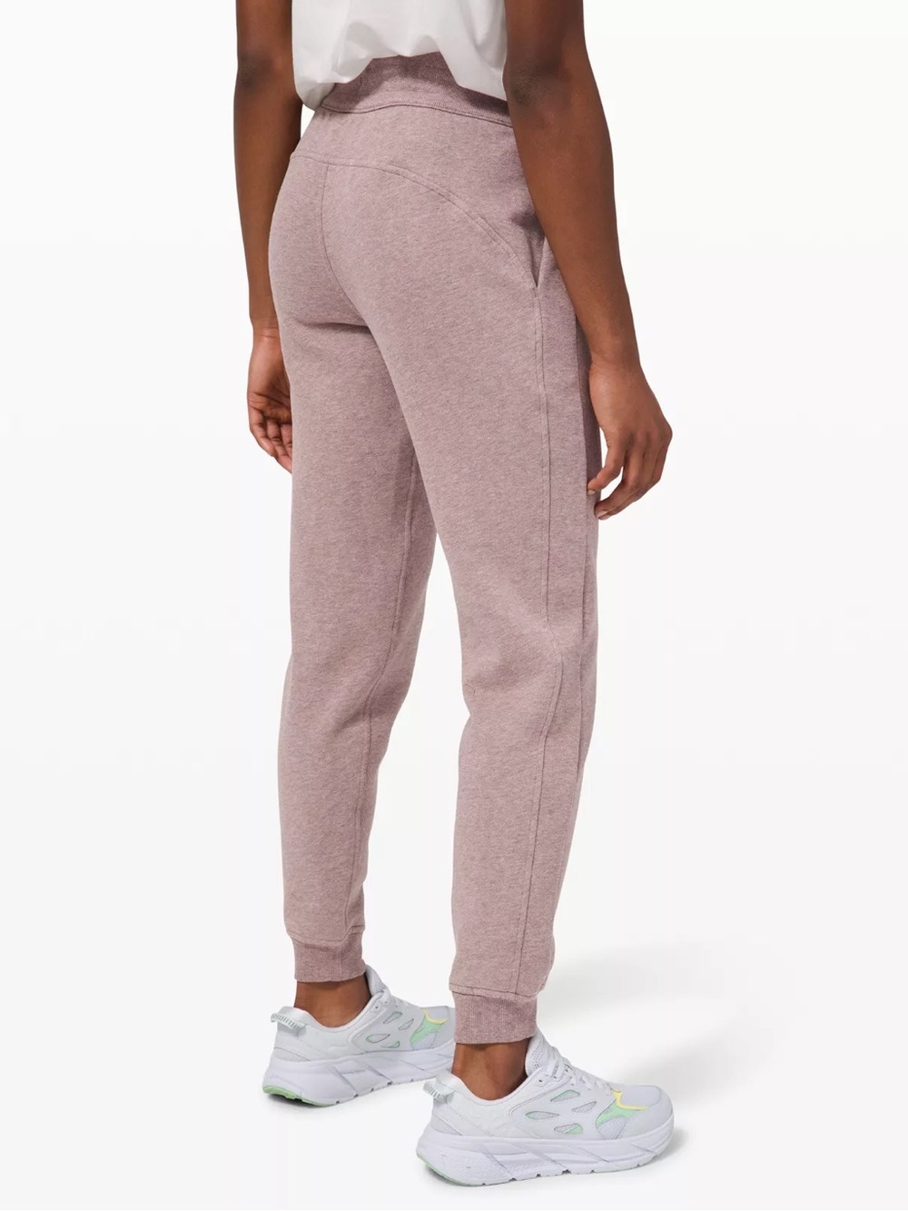 Women’s Lululemon Scuba Jogger Size 0 Heathered Pink Taupe Activewear